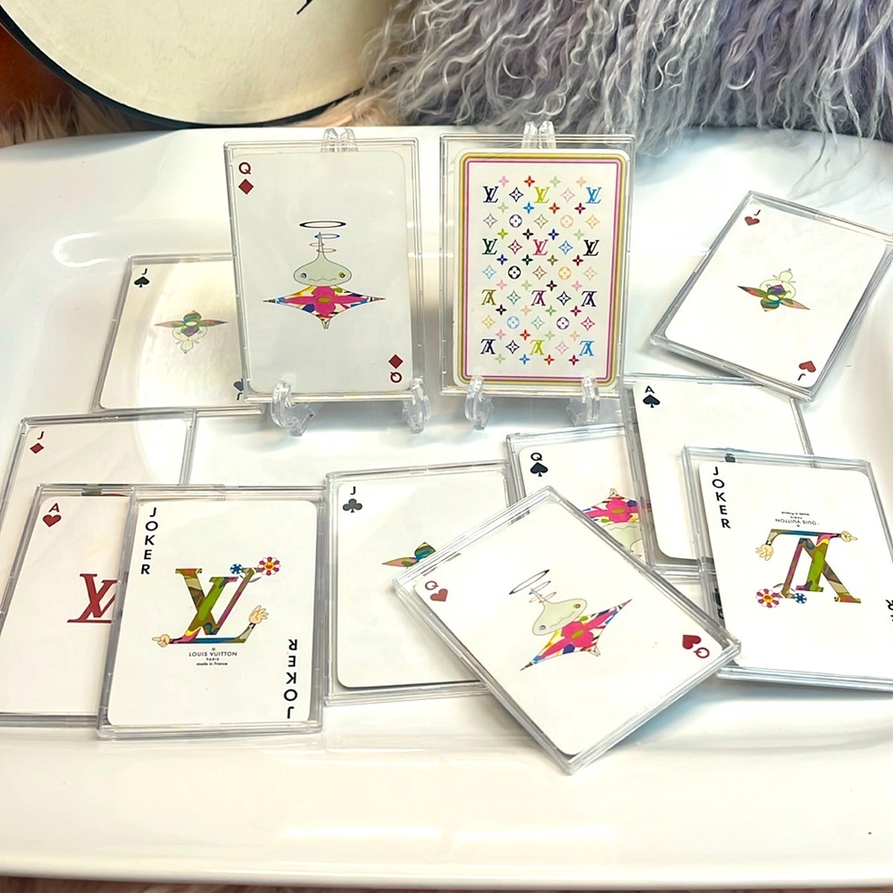 LOUIS VUITTON MURIKAMI PLAYING CARD